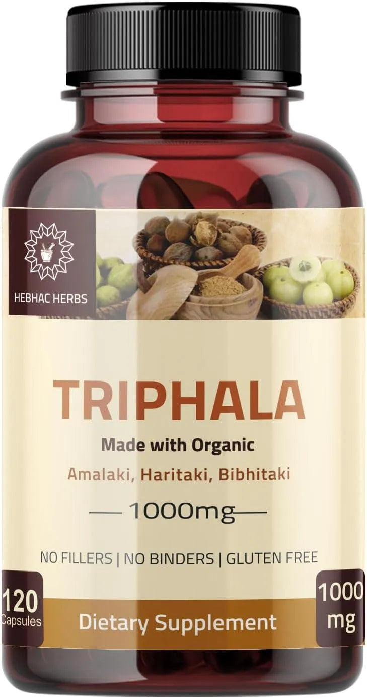 HEBHAC HERBS - Hebhac Herbs Triphala 1000Mg. 120 Capsulas - The Red Vitamin MX - Suplementos Alimenticios - {{ shop.shopifyCountryName }}