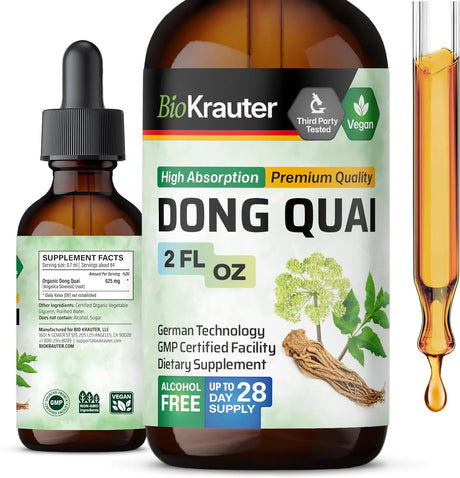 BIOKRAUTER - Bio Krauter Dong Quai Tincture 2 Fl.Oz. - The Red Vitamin MX - Suplementos Alimenticios - {{ shop.shopifyCountryName }}