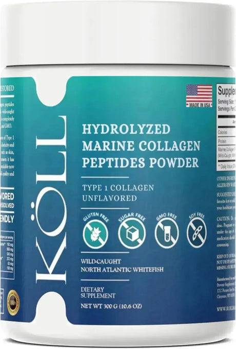KOLL - KOLL Marine Collagen Peptides Powder 300Gr. - The Red Vitamin MX - Suplementos Alimenticios - {{ shop.shopifyCountryName }}