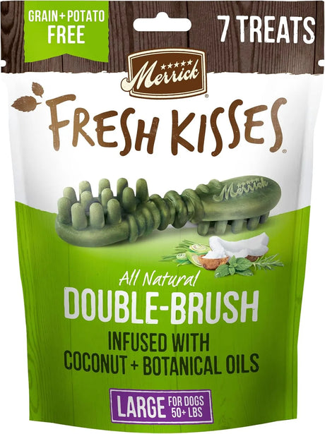 MERRICK - Merrick Fresh Kisses Natural Dental Chews For Large Dogs Over 50 Lbs 7 Piezas - The Red Vitamin MX - Cuidado Dental Para Perros - {{ shop.shopifyCountryName }}