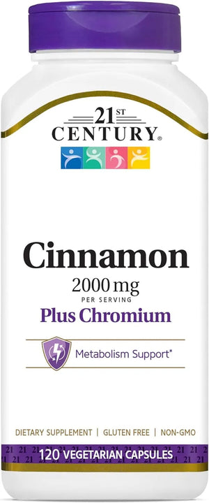 21ST CENTURY - 21st Century Cinnamon 2000Mg. 120 Capsulas - The Red Vitamin MX - Suplementos Alimenticios - {{ shop.shopifyCountryName }}