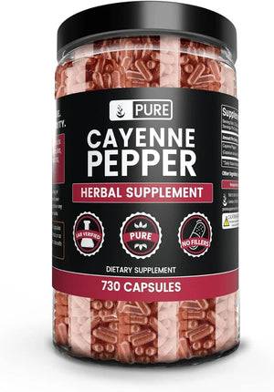 PURE ORIGINAL INGREDIENTS - PURE ORIGINAL INGREDIENTS Cayenne Pepper 730 Capsulas - The Red Vitamin MX - Suplementos Alimenticios - {{ shop.shopifyCountryName }}