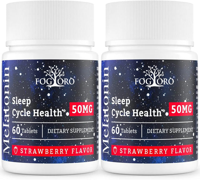 FOGORO - Fogoro Powerful Melatonin 50Mg. 60 Tabletas 2 Pack - The Red Vitamin MX - Suplementos Alimenticios - {{ shop.shopifyCountryName }}