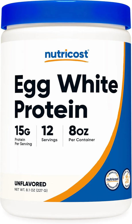 NUTRICOST - Nutricost Egg White Protein Powder 227Gr. - The Red Vitamin MX - Suplementos Alimenticios - {{ shop.shopifyCountryName }}