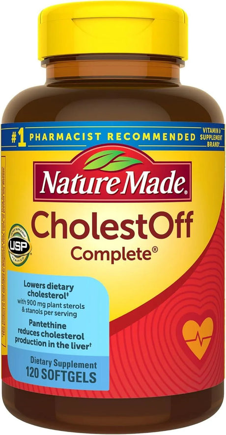 NATURE MADE - Nature Made CholestOff Complete 120 Capsulas Blandas - The Red Vitamin MX - Suplementos Alimenticios - {{ shop.shopifyCountryName }}