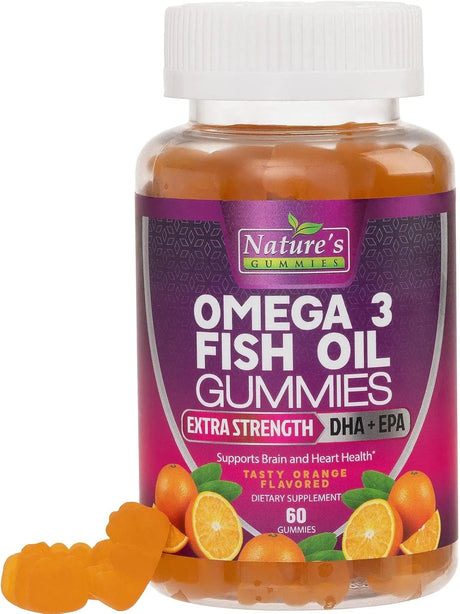 NATURE'S NUTRITION - Nature's Nutrition Omega 3 Fish Oil Gummies 60 Gomitas - The Red Vitamin MX - Suplementos Alimenticios - {{ shop.shopifyCountryName }}