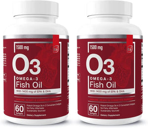 ESSENTIAL ELEMENTS - Essential Elements Omega-3 Fish Oil with EPA & DHA 60 Capsulas Blandas 2 Pack - The Red Vitamin MX - Suplementos Alimenticios - {{ shop.shopifyCountryName }}