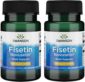 Swanson Fisetin 100Mg. 30 Capsulas 2 Pack