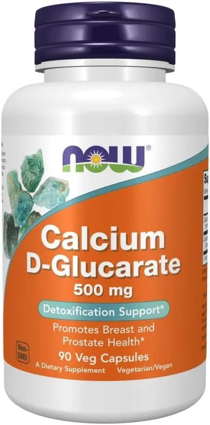 NOW SUPPLEMENTS - NOW Supplements Calcium D-Glucarate 500Mg. 90 Capsulas - The Red Vitamin MX - Suplementos Alimenticios - {{ shop.shopifyCountryName }}