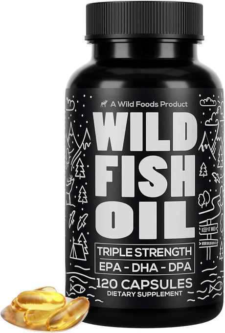 WILD FOODS - Wild Foods Fish Oil Omega 3 1600Mg. 120 Capsulas - The Red Vitamin MX - Suplementos Alimenticios - {{ shop.shopifyCountryName }}