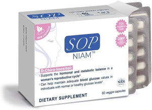 SOP NIAM - SOP NIAM D-Chiro Inositol Supplement for PCOS 60 Capsulas - The Red Vitamin MX - Suplementos Alimenticios - {{ shop.shopifyCountryName }}