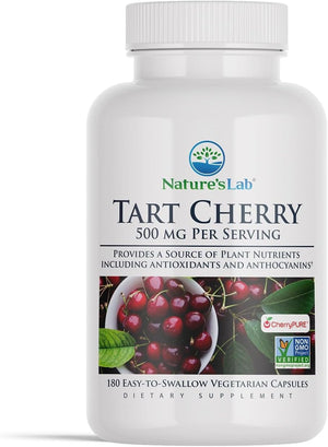 Nature’s Lab Tart Cherry 500Mg. 180 Capsulas