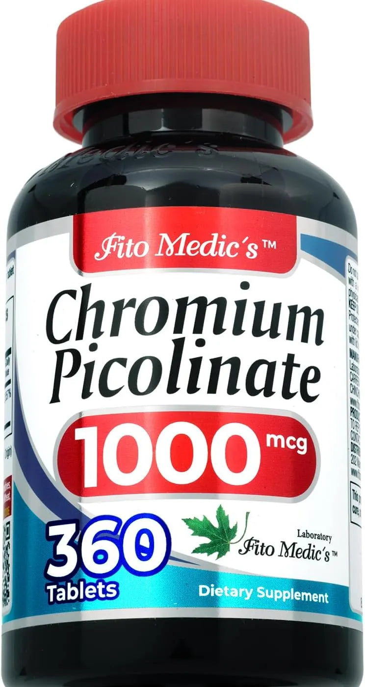 FITO MEDIC´S - FITO MEDIC'S Chromium Picolinate 360 Tabletas - The Red Vitamin MX - Suplementos Alimenticios - {{ shop.shopifyCountryName }}