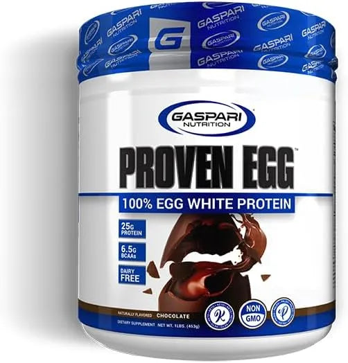 GASPARI NUTRITION - Gaspari Nutrition Proven Egg 100% Egg White Protein Chocolate 453Gr. - The Red Vitamin MX - Suplementos Alimenticios - {{ shop.shopifyCountryName }}