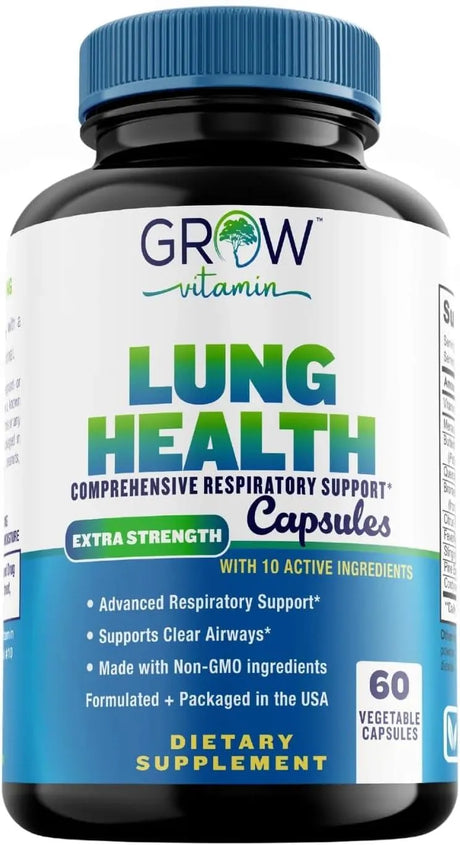 GROW VITAMIN - Grow Vitamin Lung Health Respiratory Support 60 Capsulas - The Red Vitamin MX - Suplementos Alimenticios - {{ shop.shopifyCountryName }}