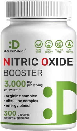 DEAL SUPPLEMENT - Deal Supplement Nitric Oxide Booster 3,000Mg. 300 Capsulas - The Red Vitamin MX - Suplementos Alimenticios - {{ shop.shopifyCountryName }}