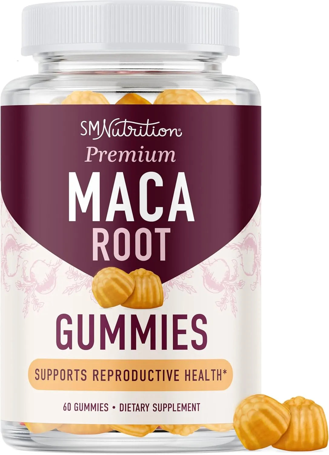 SM Nutrition - SMNutrition Maca Root Gummies with Natural Peach Flavor 60 Gomitas - The Red Vitamin MX - Suplementos Alimenticios - {{ shop.shopifyCountryName }}