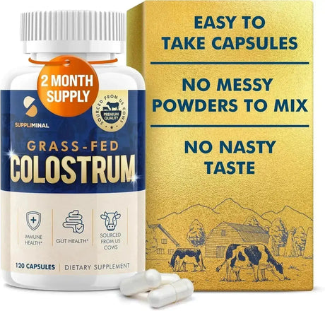 SUPPLIMINAL - Suppliminal Colostrum 120 Capsulas - The Red Vitamin MX - Suplementos Alimenticios - {{ shop.shopifyCountryName }}