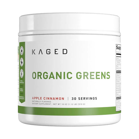 KAGED MUSCLE - Kaged Organic Greens Superfood Powder 30 Servicios Apple Cinnamon 510Gr. - The Red Vitamin MX - Suplementos Alimenticios - {{ shop.shopifyCountryName }}