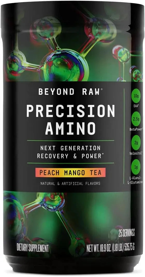 BEYOND RAW - BEYOND RAW Precision Amino 25 Servicios Peach Mango Tea 535Gr. - The Red Vitamin MX - Suplementos Alimenticios - {{ shop.shopifyCountryName }}