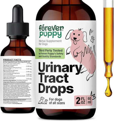 FOREVER PUPPY - Forever Puppy Urinary Tract Drops for Dogs 2 Fl.Oz. - The Red Vitamin MX - Salud De Tracto Urinario Para Perros - {{ shop.shopifyCountryName }}