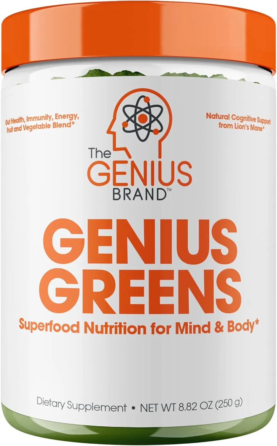 THE GENIUS BRAND - The Genius Brand Super Greens Superfood Powder 250Gr. - The Red Vitamin MX - Suplementos Alimenticios - {{ shop.shopifyCountryName }}