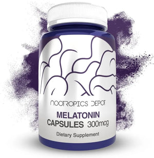 NOOTROPICS DEPOT - Nootropics Depot Melatonin 300mcg 120 Capsulas - The Red Vitamin MX - Suplementos Alimenticios - {{ shop.shopifyCountryName }}