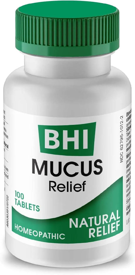 BHI - BHI Mucus Natural Chest Congestion, Cough & Mucus Relief 100 Tabletas - The Red Vitamin MX - Suplementos Alimenticios - {{ shop.shopifyCountryName }}