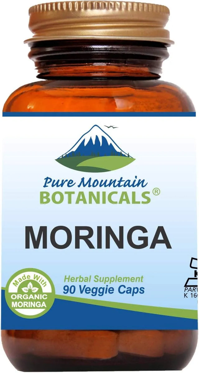 PURE MOUNTAIN BOTANICALS - Pure Mountain Botanicals Moringa Leaf 1000Mg. 90 Capsulas - The Red Vitamin MX - Suplementos Alimenticios - {{ shop.shopifyCountryName }}