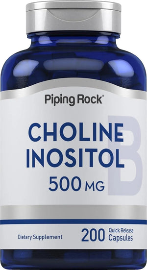 PIPING ROCK - Piping Rock Choline Inositol 500Mg. 200 Capsulas - The Red Vitamin MX - Suplementos Alimenticios - {{ shop.shopifyCountryName }}