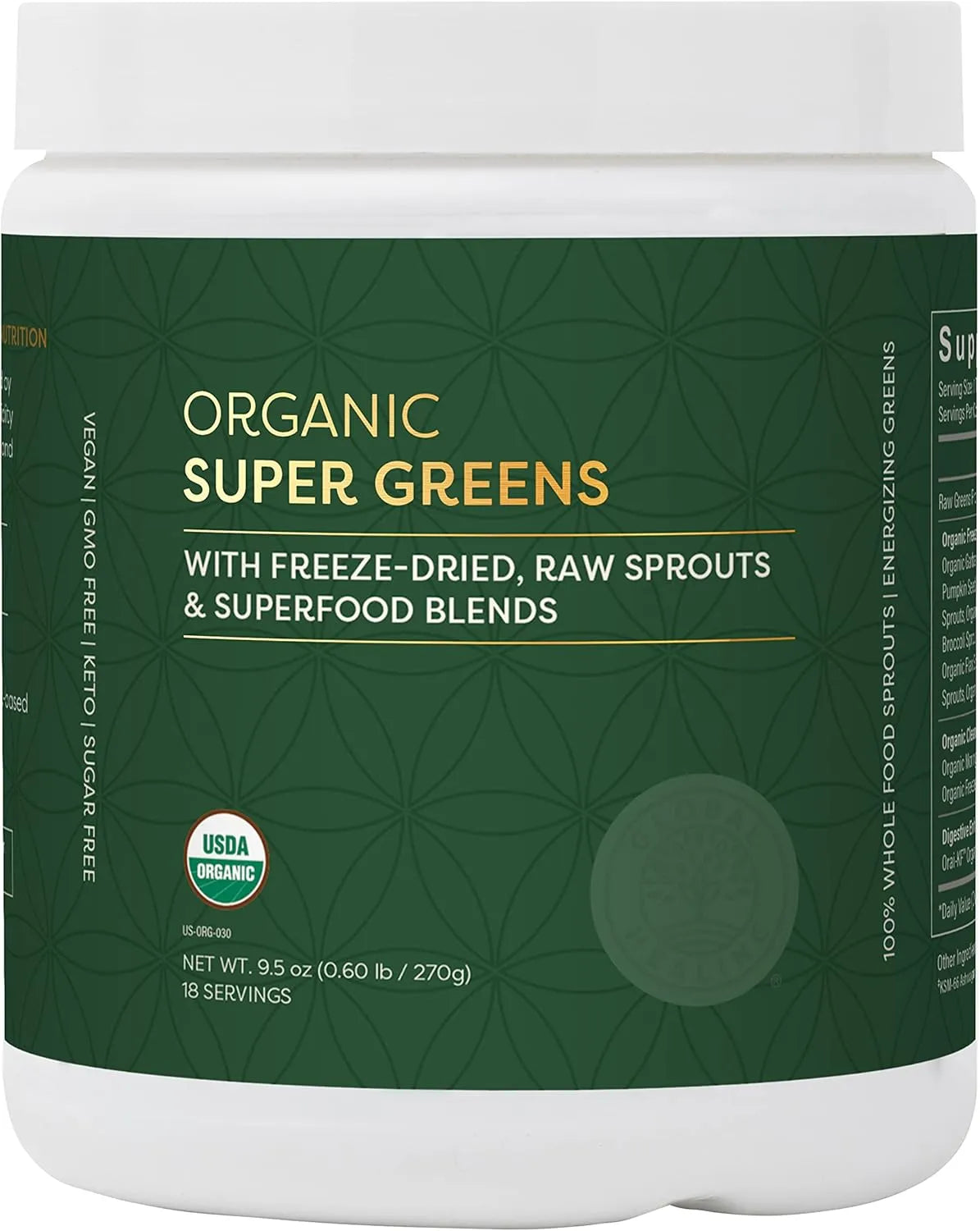 GLOBAL HEALING CENTER - Global Healing Organic Super Greens Powder Blend 270Gr. - The Red Vitamin MX - Suplementos Alimenticios - {{ shop.shopifyCountryName }}