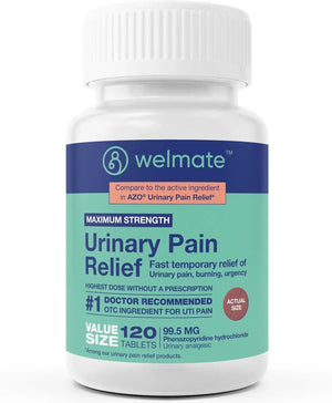 WELMATE - WELMATE Urinary Pain Relief 120 Capsulas - The Red Vitamin MX - Suplementos Alimenticios - {{ shop.shopifyCountryName }}