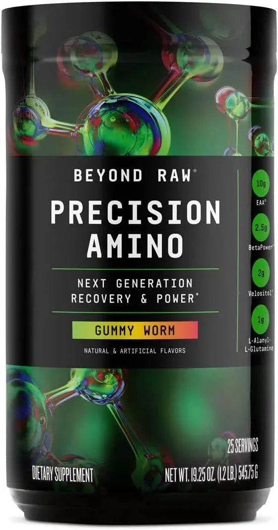 BEYOND RAW - BEYOND RAW Precision Amino 25 Servicios Gummy Worm 545Gr. - The Red Vitamin MX - Suplementos Alimenticios - {{ shop.shopifyCountryName }}