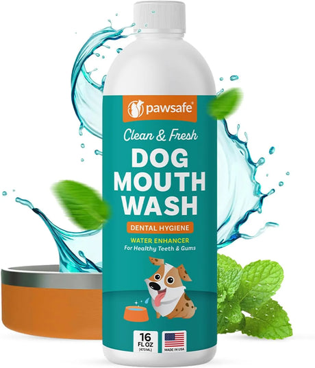 PAWSAFE - PawSafe Dog Mouthwash Dental Water Additive 473Ml. - The Red Vitamin MX - Cuidado Dental Para Perros - {{ shop.shopifyCountryName }}
