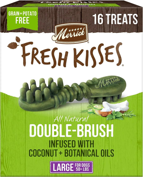 MERRICK - Merrick Fresh Kisses Natural Dental Chews For Large Dogs Over 50 Lbs 16 Piezas - The Red Vitamin MX - Cuidado Dental Para Perros - {{ shop.shopifyCountryName }}