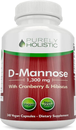 PURELY HOLISTIC - Purely Holistic D Mannose 1,300Mg. 240 Capsulas - The Red Vitamin MX - Suplementos Alimenticios - {{ shop.shopifyCountryName }}