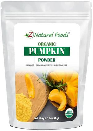Z NATURAL FOODS - Z Natural Foods Organic Pumpkin Powder 454Gr. - The Red Vitamin MX - Suplementos Alimenticios - {{ shop.shopifyCountryName }}