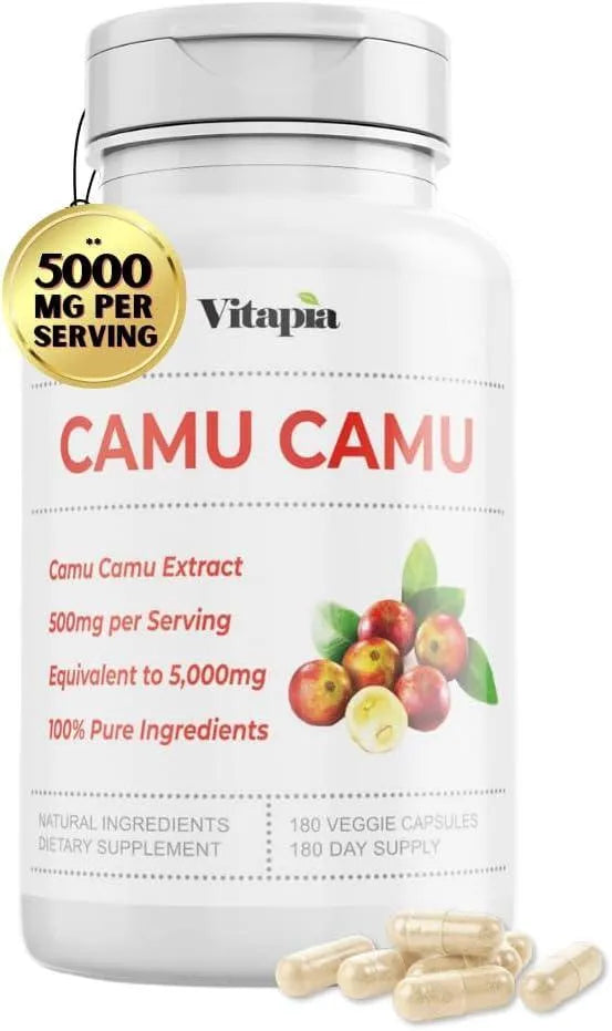 VITAPIA - Vitapia Camu Camu Extract 5,000Mg. 180 Capsulas - The Red Vitamin MX - Suplementos Alimenticios - {{ shop.shopifyCountryName }}