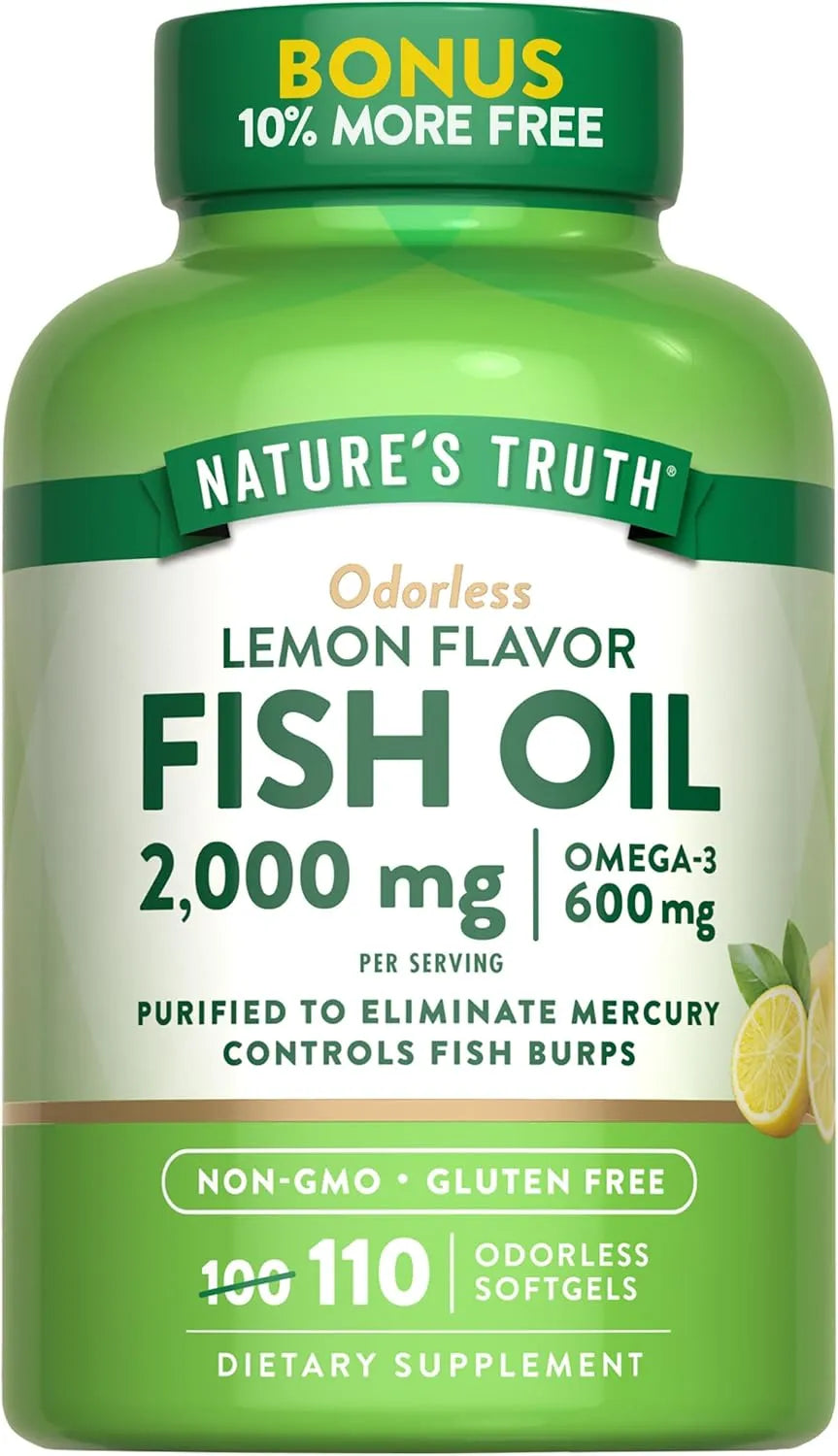 NATURE'S TRUTH - Nature's Truth Fish Oil 2000Mg. 110 Capsulas Blandas - The Red Vitamin MX - Suplementos Alimenticios - {{ shop.shopifyCountryName }}