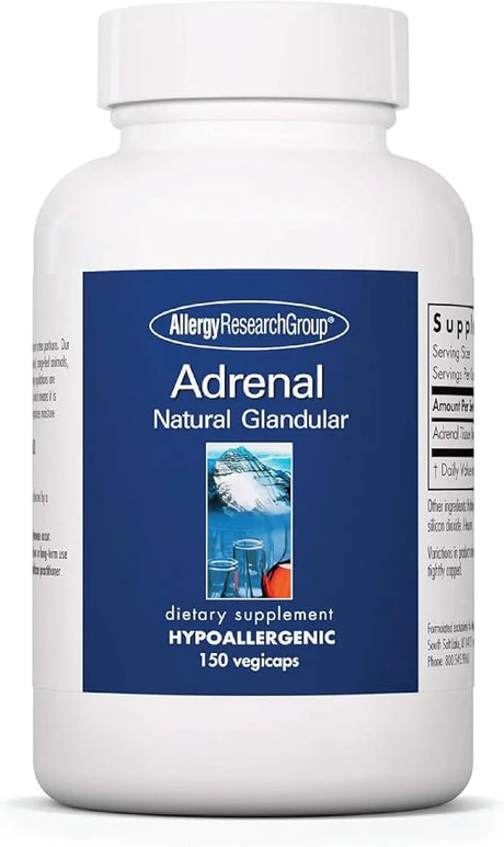 ALLERGY RESEARCH GROUP - Allergy Research Group Adrenal Support 150 Capsulas - The Red Vitamin MX - Suplementos Alimenticios - {{ shop.shopifyCountryName }}