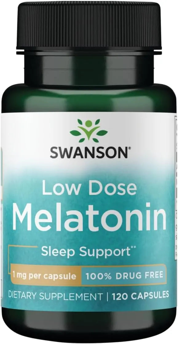 SWANSON - Swanson Low Dose Melatonin 1Mg. 120 Capsulas - The Red Vitamin MX - Suplementos Alimenticios - {{ shop.shopifyCountryName }}