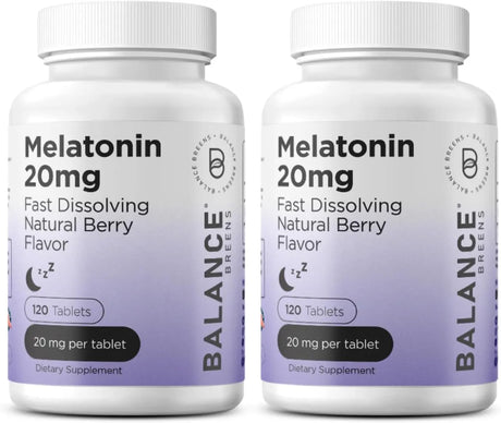 BALANCE BREENS - Balancebreens Melatonin 20Mg. 120 Tabletas 2 Pack - The Red Vitamin MX - Suplementos Alimenticios - {{ shop.shopifyCountryName }}