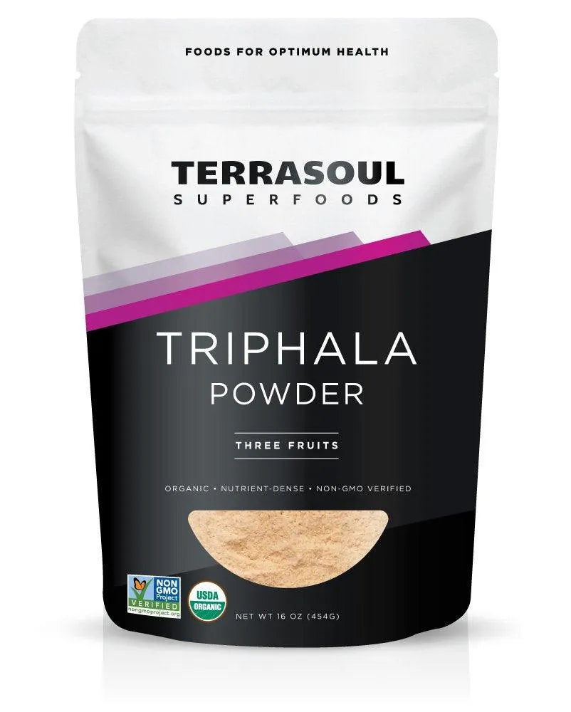 TERRASOUL SUPERFOODS - Terrasoul Superfoods Organic Triphala Powder 454Gr. - The Red Vitamin MX - Suplementos Alimenticios - {{ shop.shopifyCountryName }}