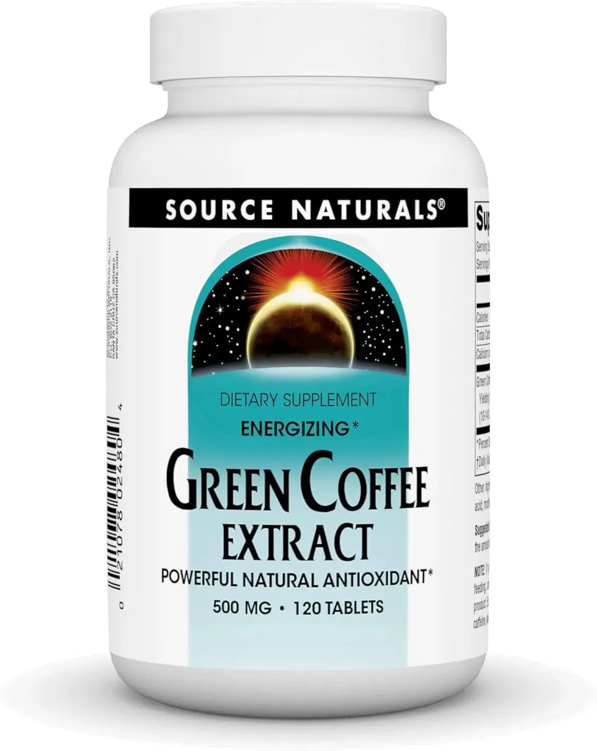 SOURCE NATURALS - Source Naturals Energizing Green Coffee Extract 500Mg. 120 Tabletas - The Red Vitamin MX - Suplementos Alimenticios - {{ shop.shopifyCountryName }}