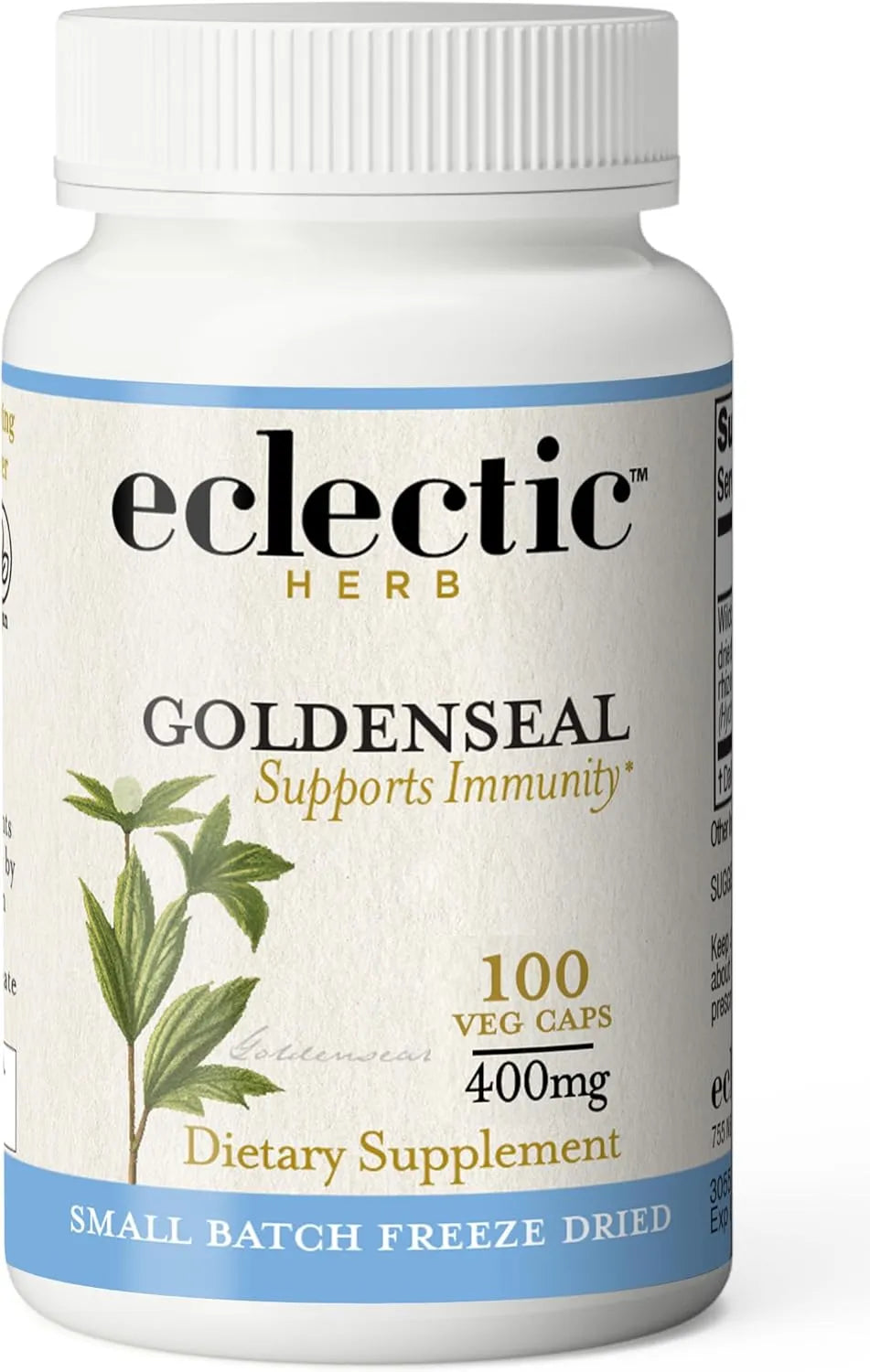 ECLECTIC HERB - Eclectic Institute Raw Freeze-Dried Goldenseal 100 Capsulas - The Red Vitamin MX - Suplementos Alimenticios - {{ shop.shopifyCountryName }}