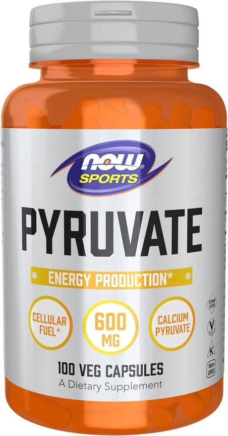 NOW SPORTS - NOW Sports Nutrition Pyruvate 600Mg. 100 Capsulas - The Red Vitamin MX - Suplementos Alimenticios - {{ shop.shopifyCountryName }}