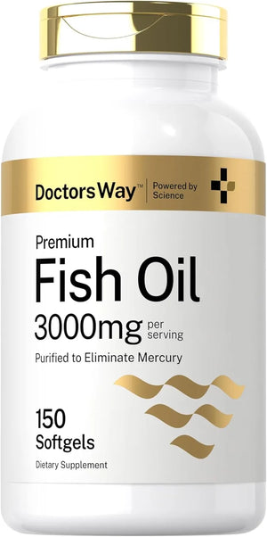 DOCTOR'S WAY - Doctor's Way Fish Oil 3000Mg. 150 Capsulas Blandas - The Red Vitamin MX - Suplementos Alimenticios - {{ shop.shopifyCountryName }}