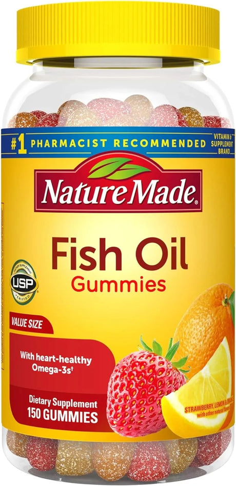 NATURE MADE - Nature Made Fish Oil Gummies 150 Gomitas - The Red Vitamin MX - Suplementos Alimenticios - {{ shop.shopifyCountryName }}