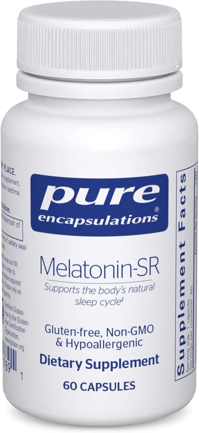 PURE ENCAPSULATIONS - Pure Encapsulations Melatonin-SR 60 Capsulas - The Red Vitamin MX - Suplementos Alimenticios - {{ shop.shopifyCountryName }}