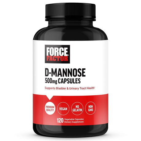 FORCE FACTOR - FORCE FACTOR D Mannose 500Mg. 120 Capsulas - The Red Vitamin MX - Suplementos Alimenticios - {{ shop.shopifyCountryName }}